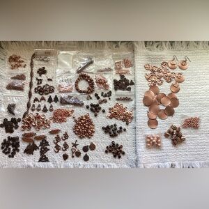 Copper Beads and Findings